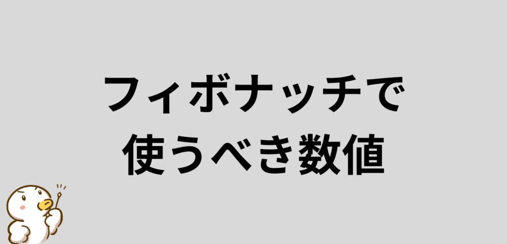 フィボナッチ数値