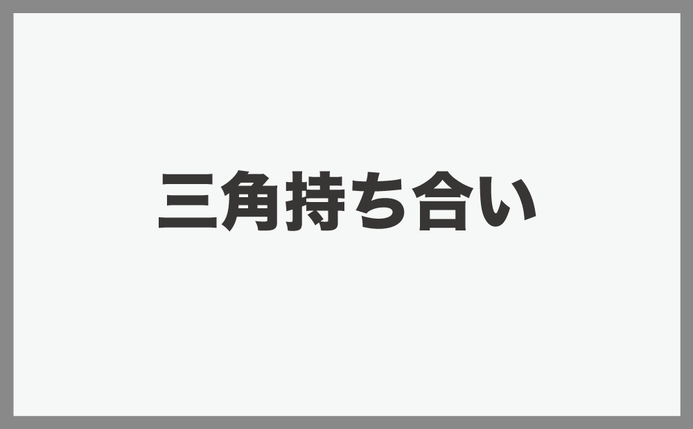 三角持ち合い